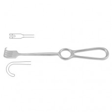 Kocher Retractor 2 Blunt Prongs Stainless Steel, 22 cm - 8 3/4"